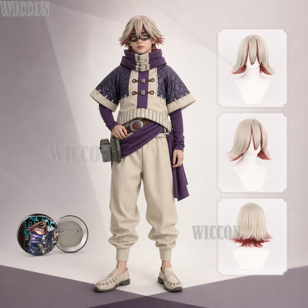Anime Cosplay Red Hair - Fu Orostor Anime Gachiakuta Cosplay Outfit