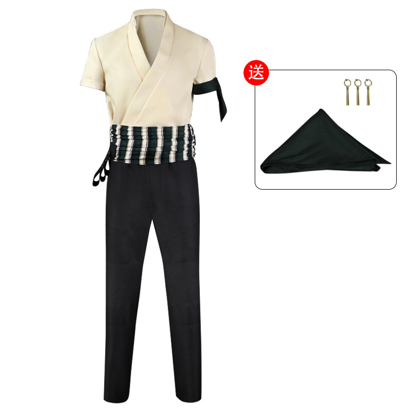 Anime Cosplay Real - Real-person Movie Cosplay Zoro Cosplay Costume