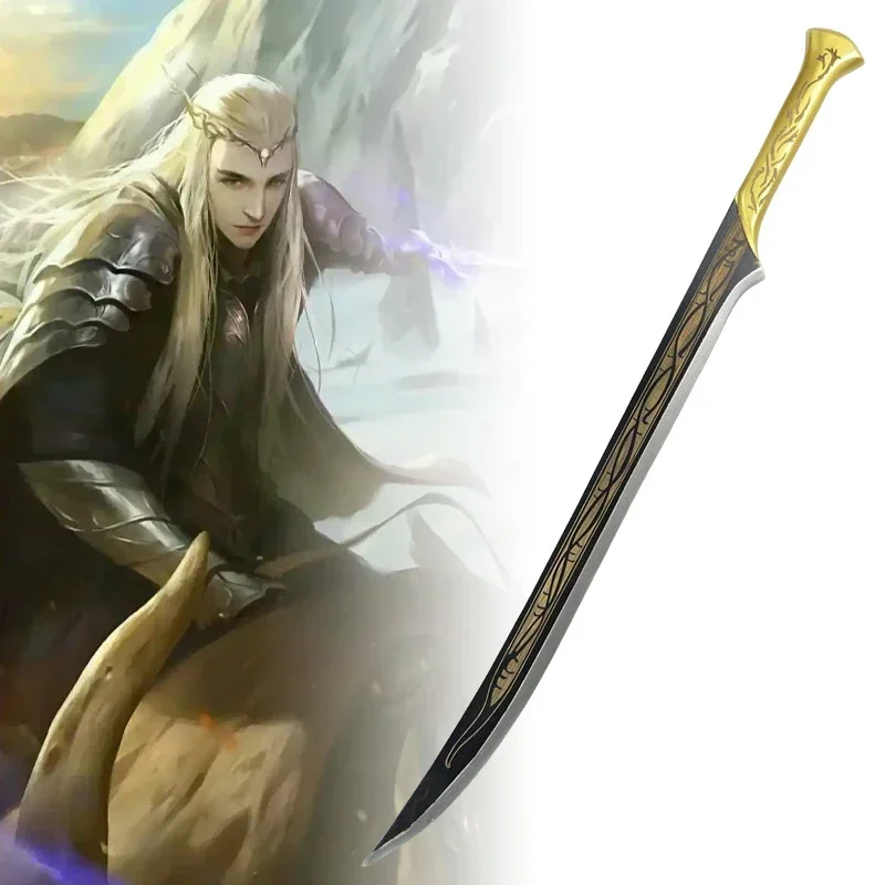 Anime Cosplay Real - 38inch Thranduil Katana Ring Hobbits Sword