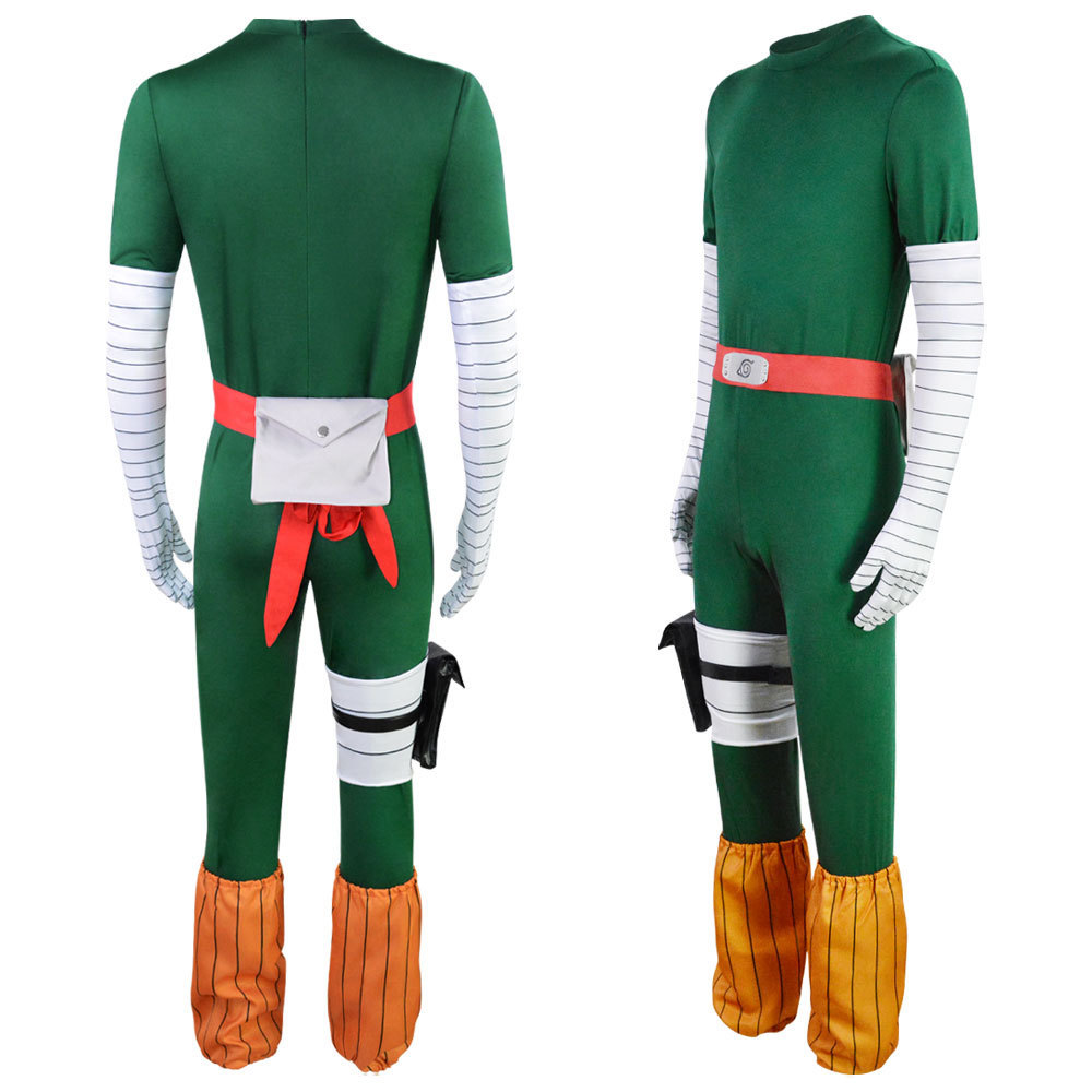 Anime Cosplay Ninja - Anime Ninja Rock Lee Cosplay Costume