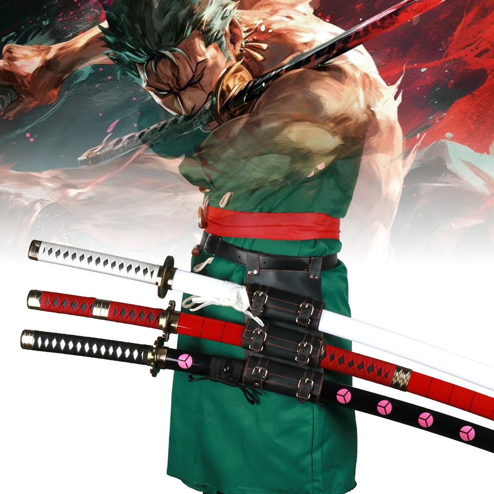 Anime Cosplay Real - 40incn Roronoa Zoro Katana Ninja Knife