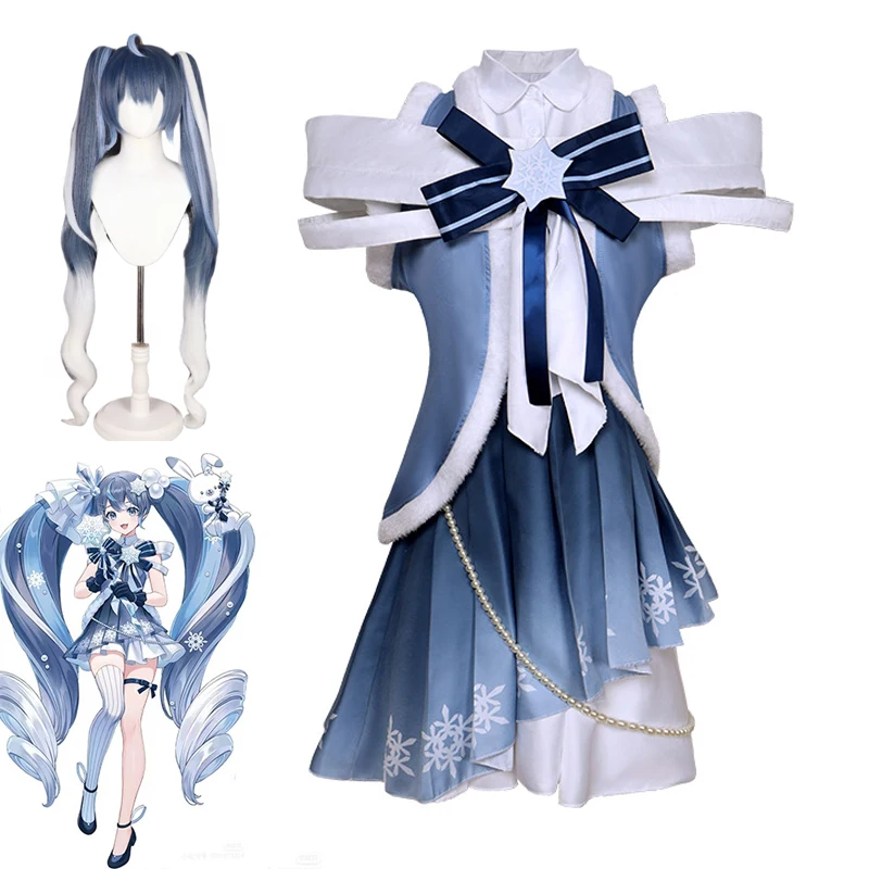 Anime Cosplay Miku - In Stock Miku Cosplay 2025 Snow