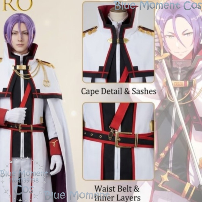Anime Cosplay Re Zero - Julius Juukulius Cosplay Costume Cloak Re