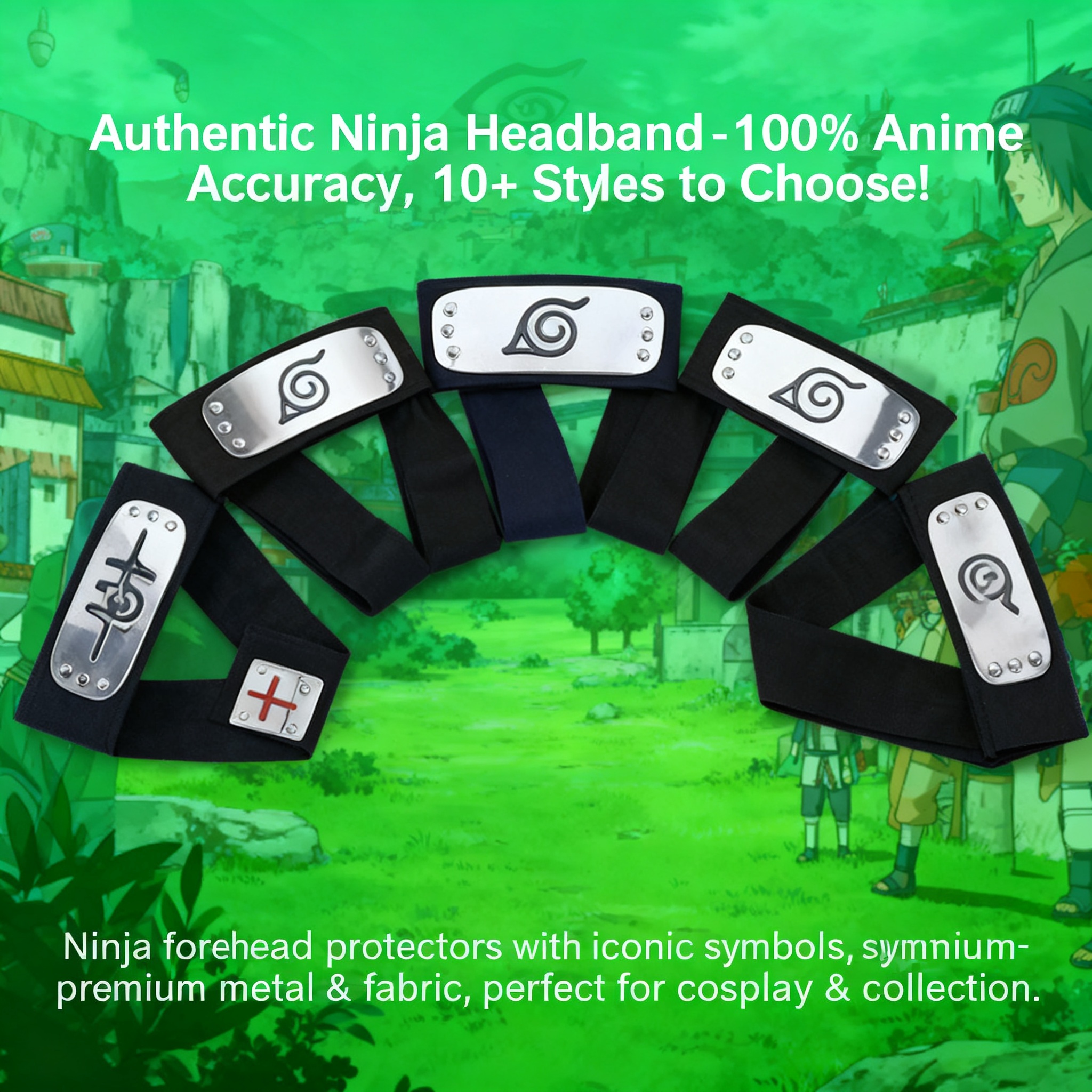 Anime Cosplay Naruto - Naruto Cosplay Headband Leaf Village Headband