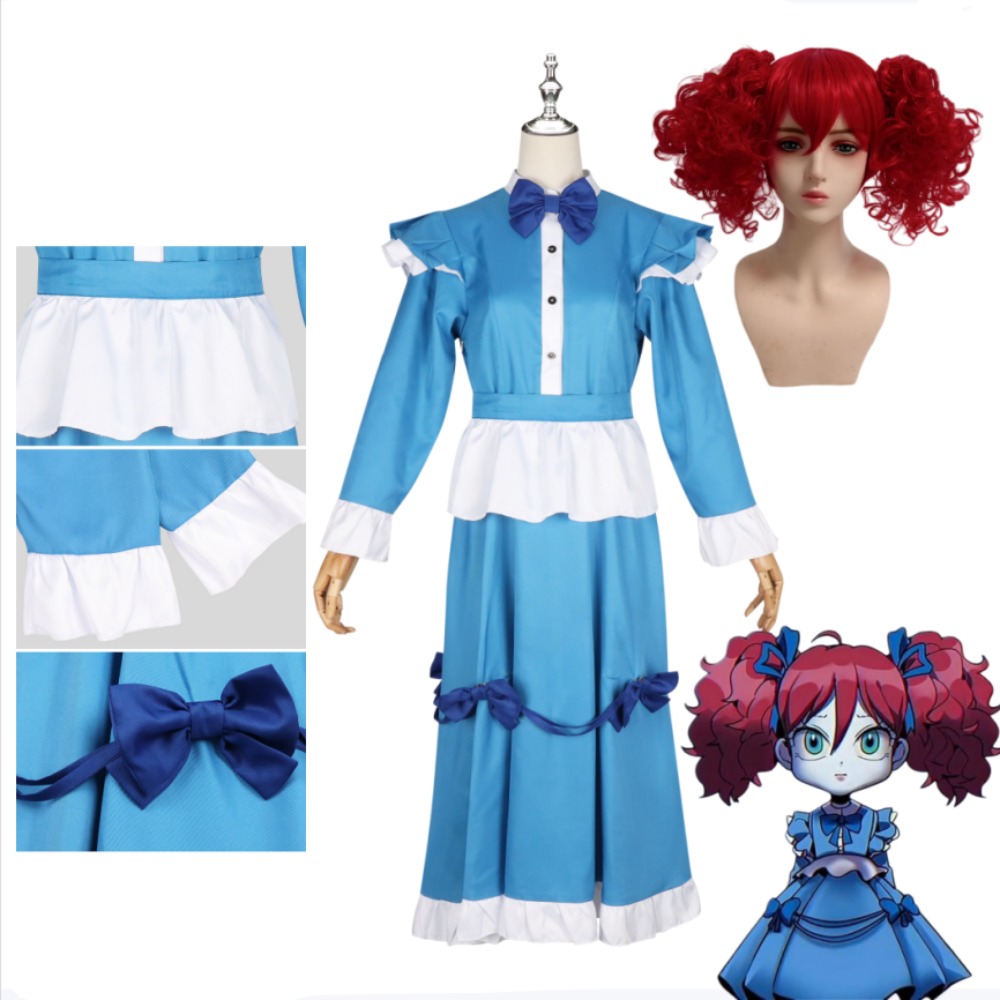 Poppy Red Hair Cosplay Costume – Anime Cosplay Red Hair Bewertung und Preis