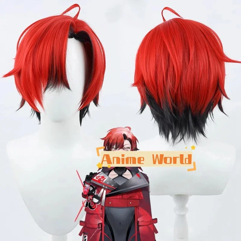 Holostars English TEMPUS YouTu – Anime Cosplay Red Hair Bewertung und Preis