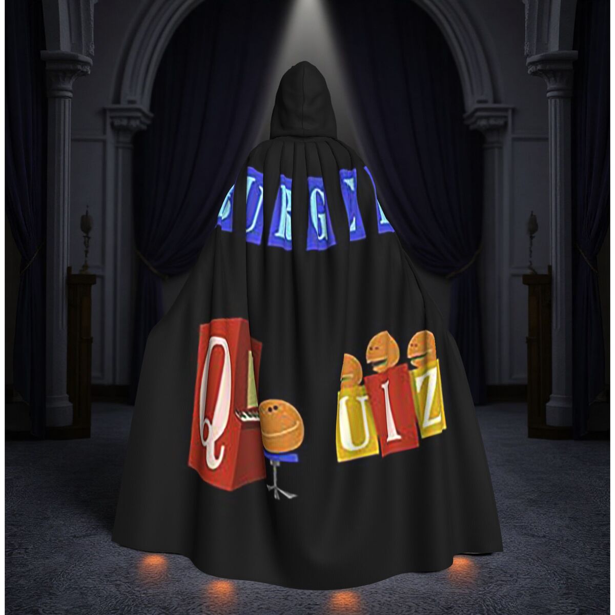 Burger Quiz New Logo Long Hood – Anime Cosplay Quiz Bewertung und Preis