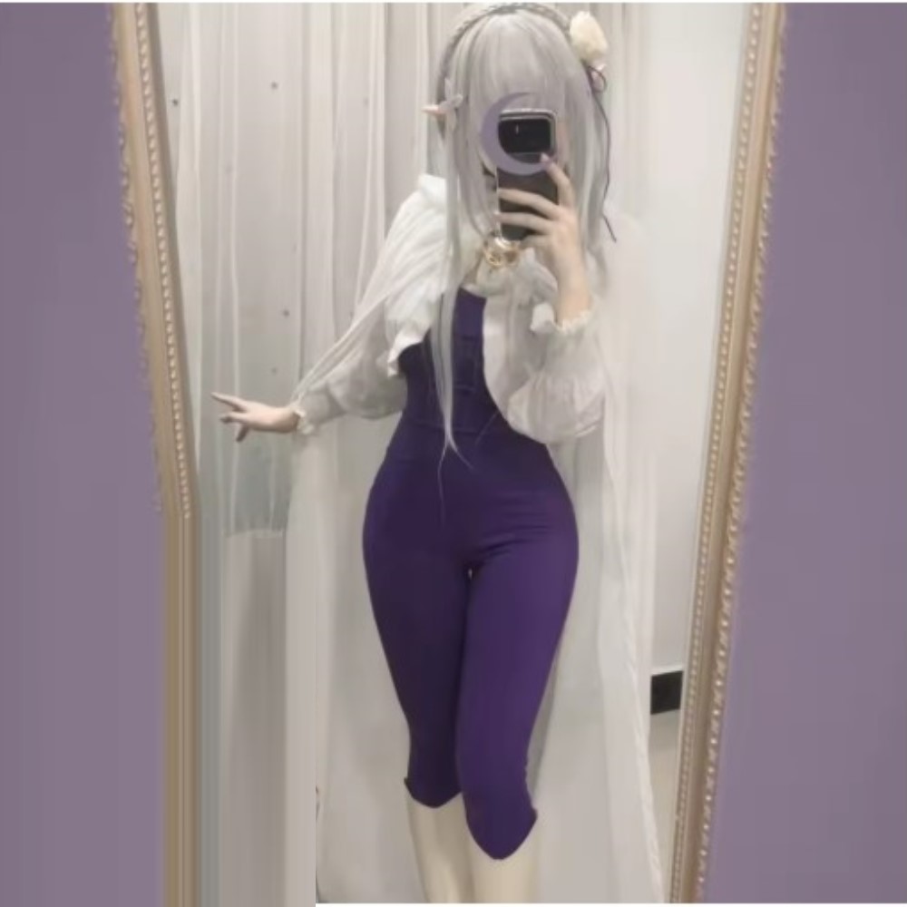 NEW Emilia Rezero Cosplay Cost – Anime Cosplay Re Zero Bewertung und Preis