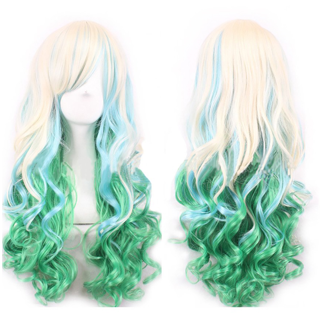 Synthetic Hair Ombre Rainbow C – Anime Cosplay Red Hair Bewertung und Preis