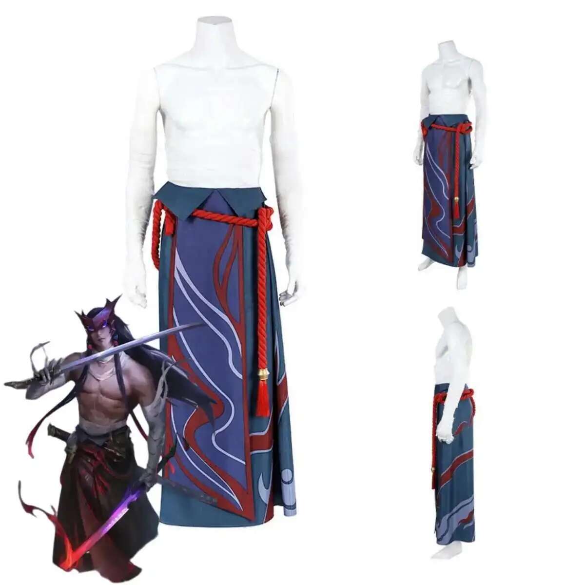 Game LOL Unforgotten Yone Cosp – Anime Cosplay Mujer Bewertung und Preis