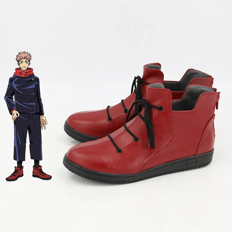 Anime Juju Ka Cosplay Shoes Bo – Anime Cosplay Red Hair Bewertung und Preis