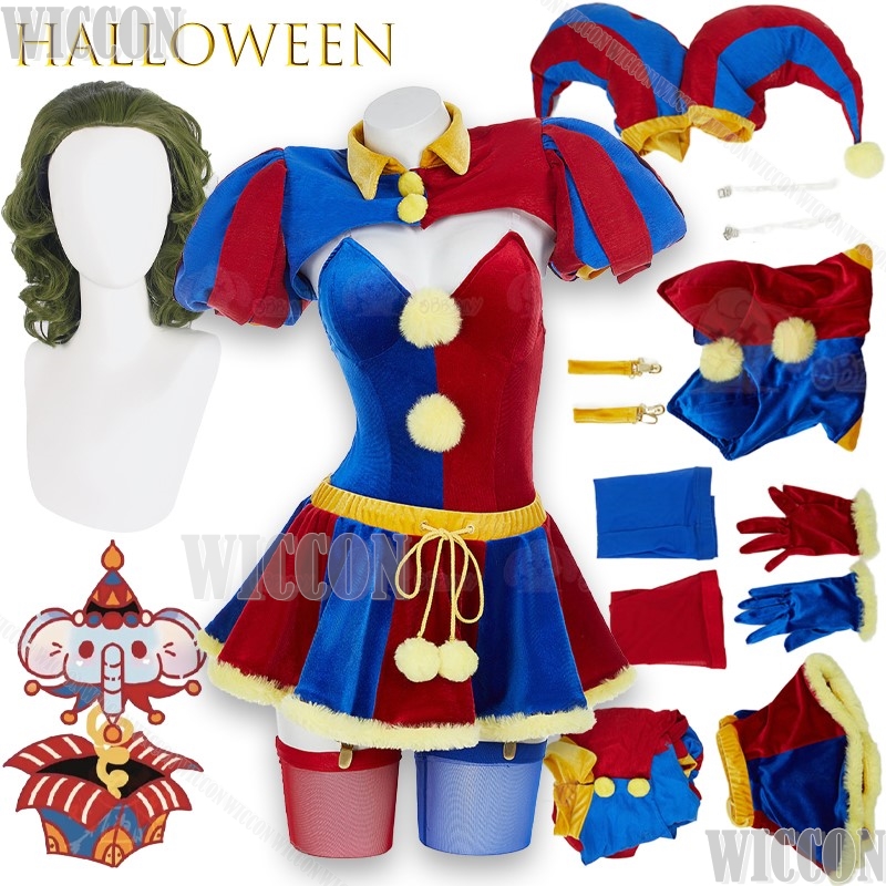 Magical Circus Joker Girl Cosp – Anime Cosplay Outfits Female Bewertung und Preis