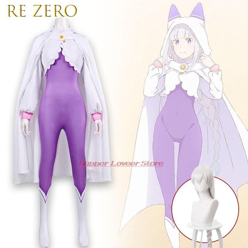 Re Zero  Emilia Cosplay Costum – Anime Cosplay Re Zero Bewertung und Preis