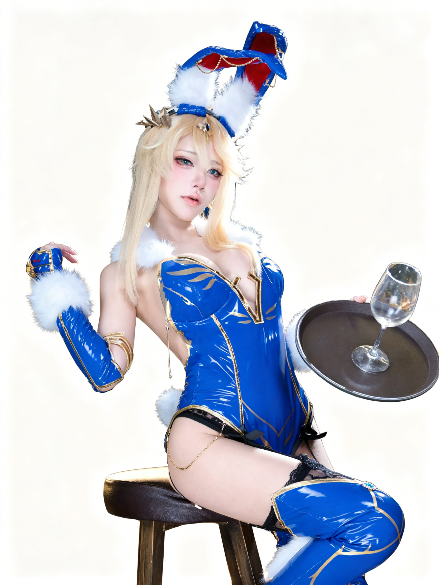 FGO Lancer Artoria Bunny Girl  – Anime Cosplay Girls Bewertung und Preis