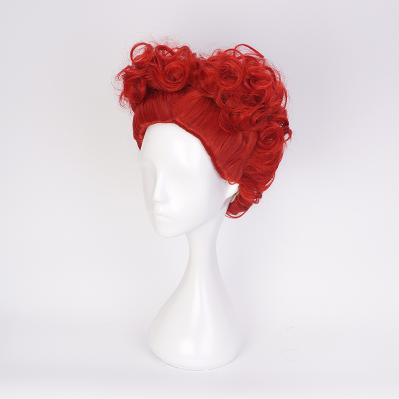 Alice Red Queen Cosplay Wig Qu – Anime Cosplay Red Hair Bewertung und Preis