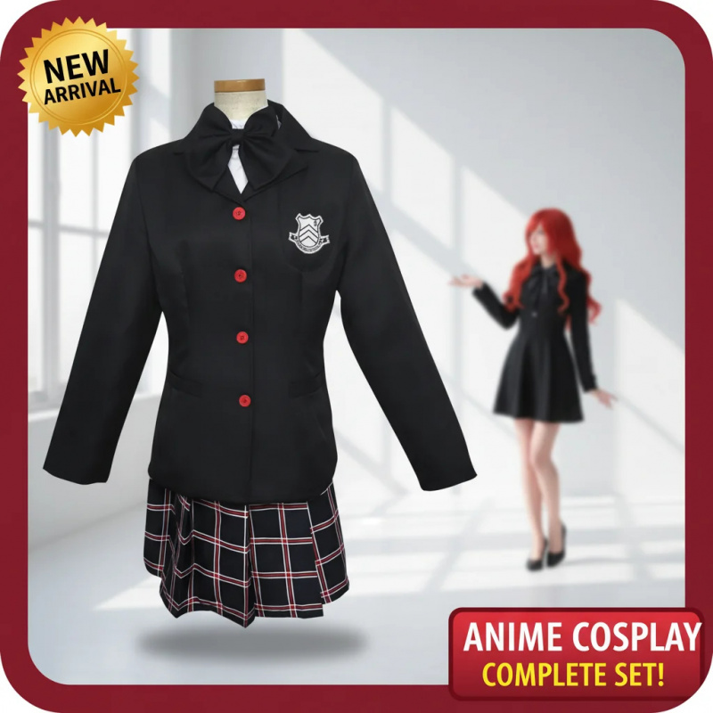 ▶❤Persona 5 Kasumi Yoshizawa C – Anime Cosplay Red Hair Bewertung und Preis