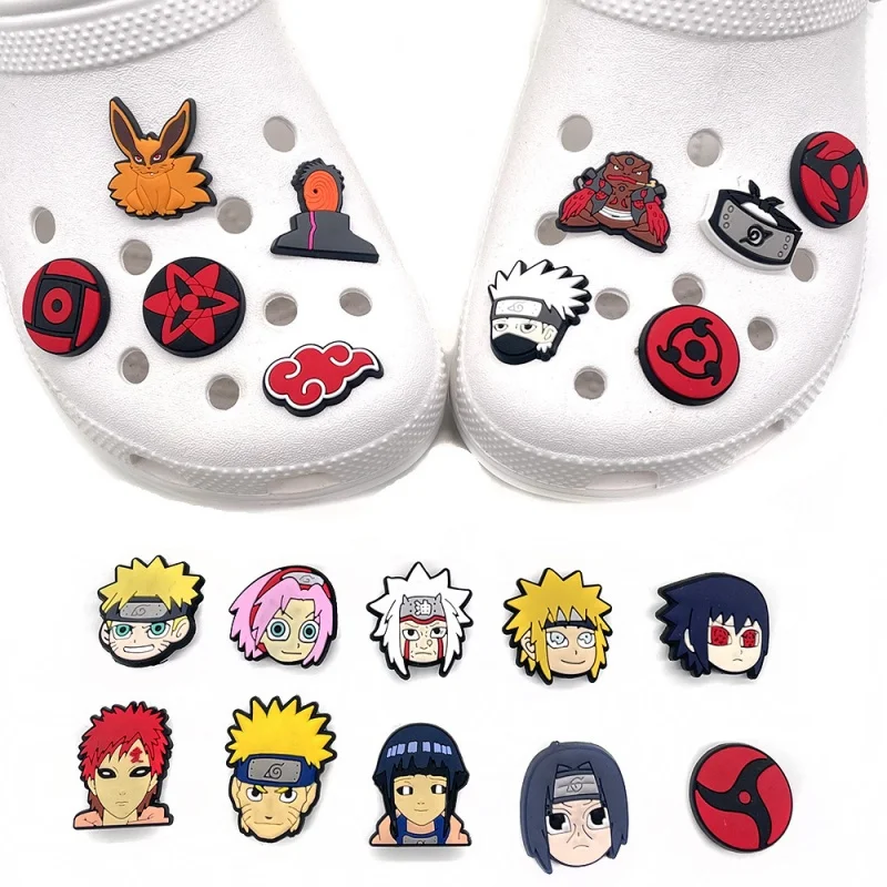Random 5/10/20PCS Shoe Decorat – Anime Cosplay Naruto Bewertung und Preis