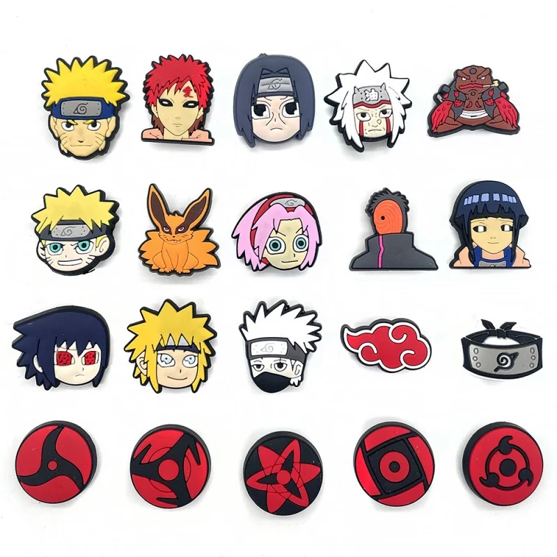 Random 5/10/20PCS Shoe Decorat – Anime Cosplay Naruto Bewertung und Preis