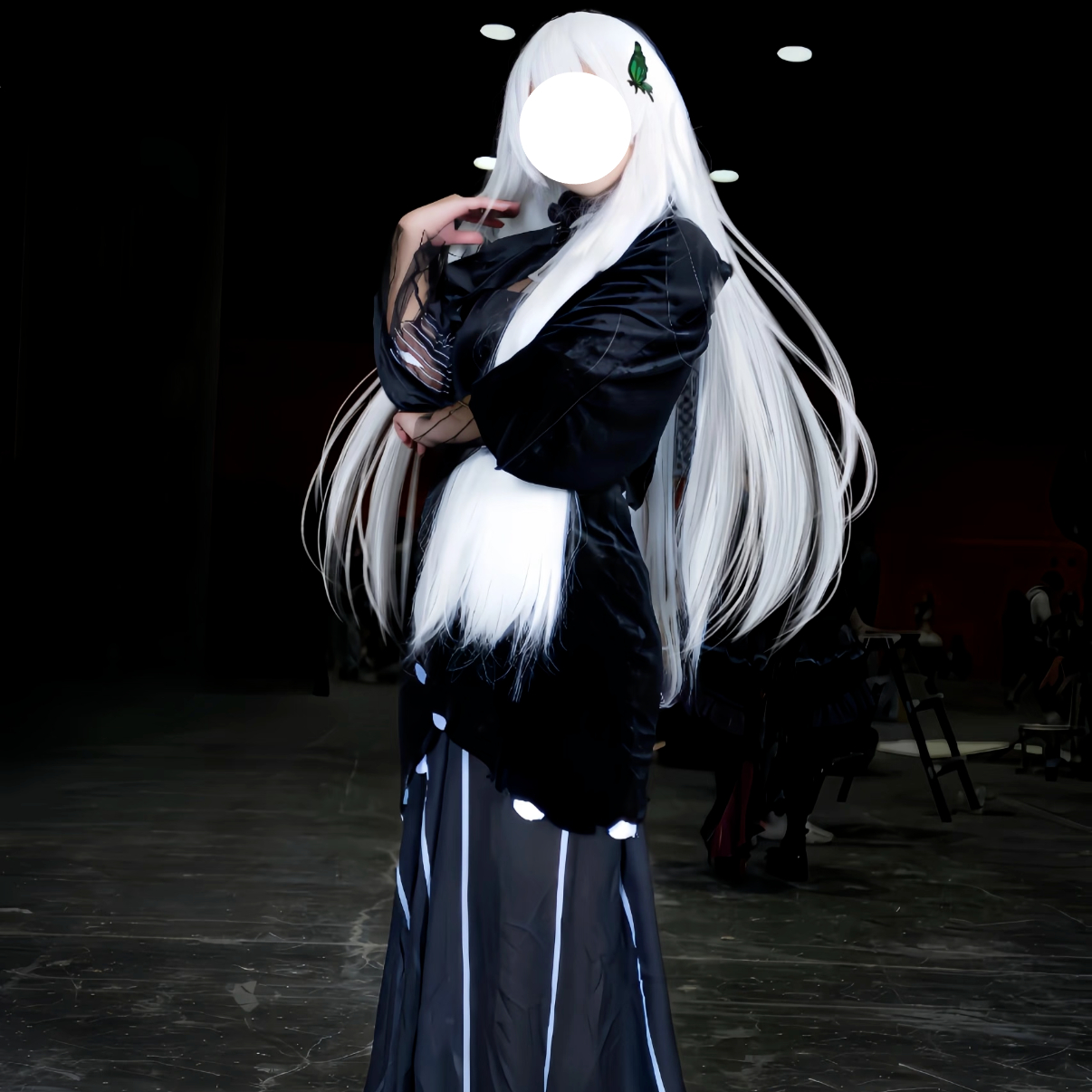 Echidna Cosplay Costume Black  – Anime Cosplay Re Zero Bewertung und Preis