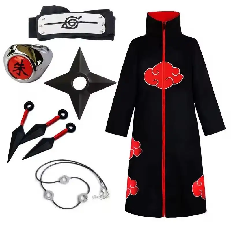 Adult Men Ninja Akatsuki Uchih – Anime Cosplay Ninja Bewertung und Preis