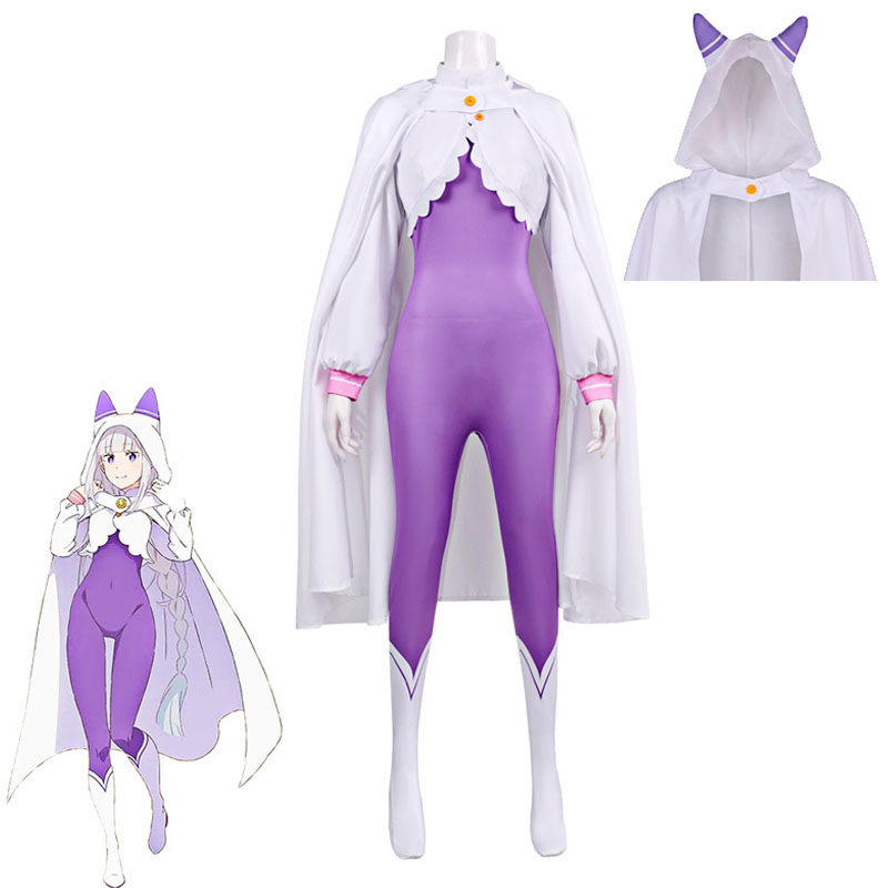 Re:Zero Costumes Emilia Cospla – Anime Cosplay Re Zero Bewertung und Preis