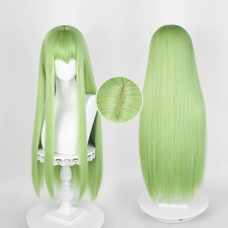 Anime CC Cosplay Green Wig Lon – Anime Cosplay Mujer Bewertung und Preis