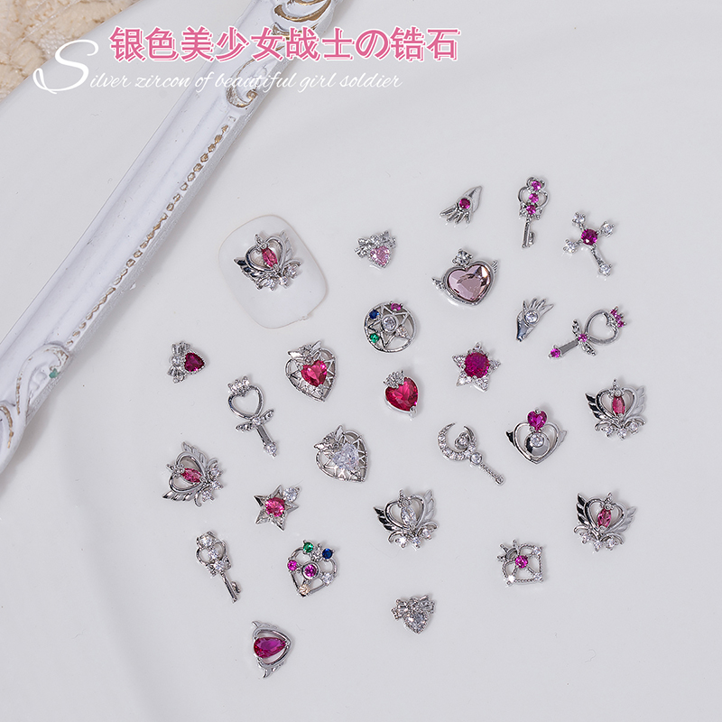 10 PCS mix Silver Pretty Soldi – Sailor Moon Wand Bewertung und Preis