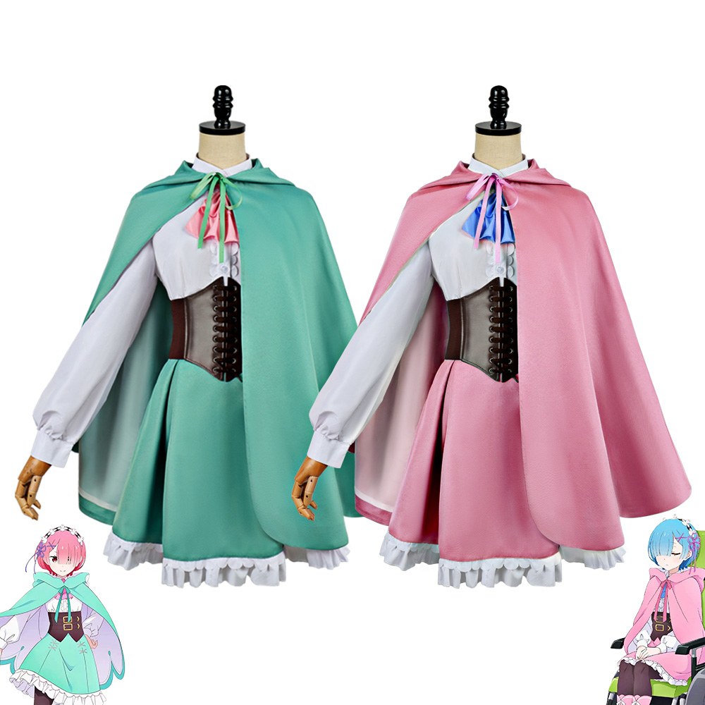 Anime Re:Zero Rem Ram Cosplay  – Anime Cosplay Re Zero Bewertung und Preis