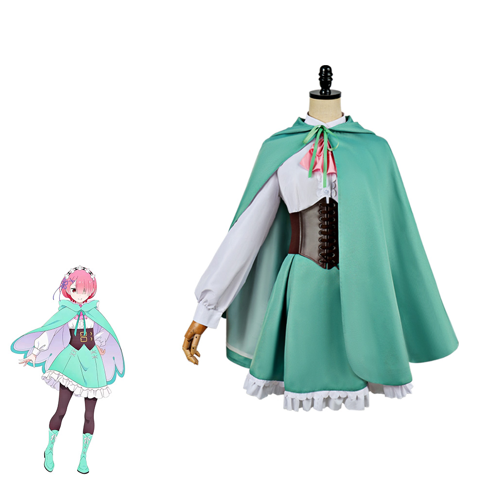Anime Re:Zero Rem Ram Cosplay  – Anime Cosplay Re Zero Bewertung und Preis