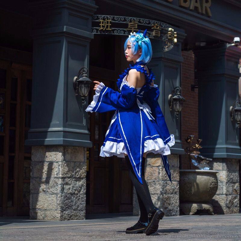 Anime Re Zero Rem Cosplay Cost – Anime Cosplay Re Zero Bewertung und Preis