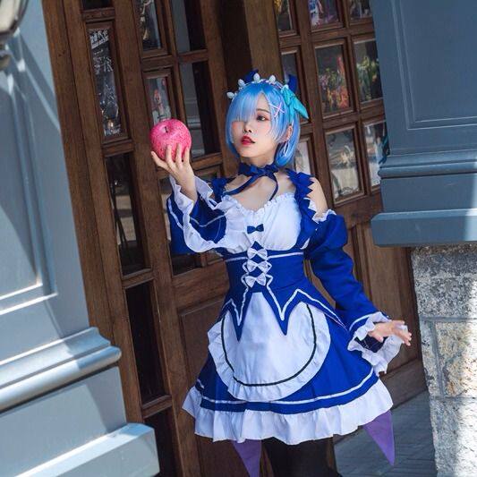Anime Re Zero Rem Cosplay Cost – Anime Cosplay Re Zero Bewertung und Preis