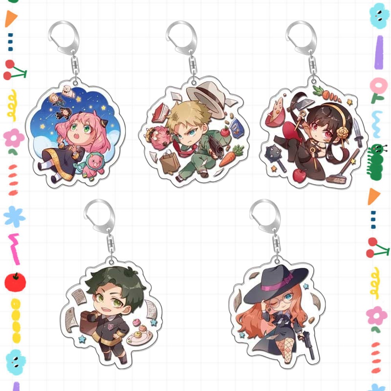 Acrylic Key Buckle for Spy Fam – Anime Cosplay Yor Forger Bewertung und Preis