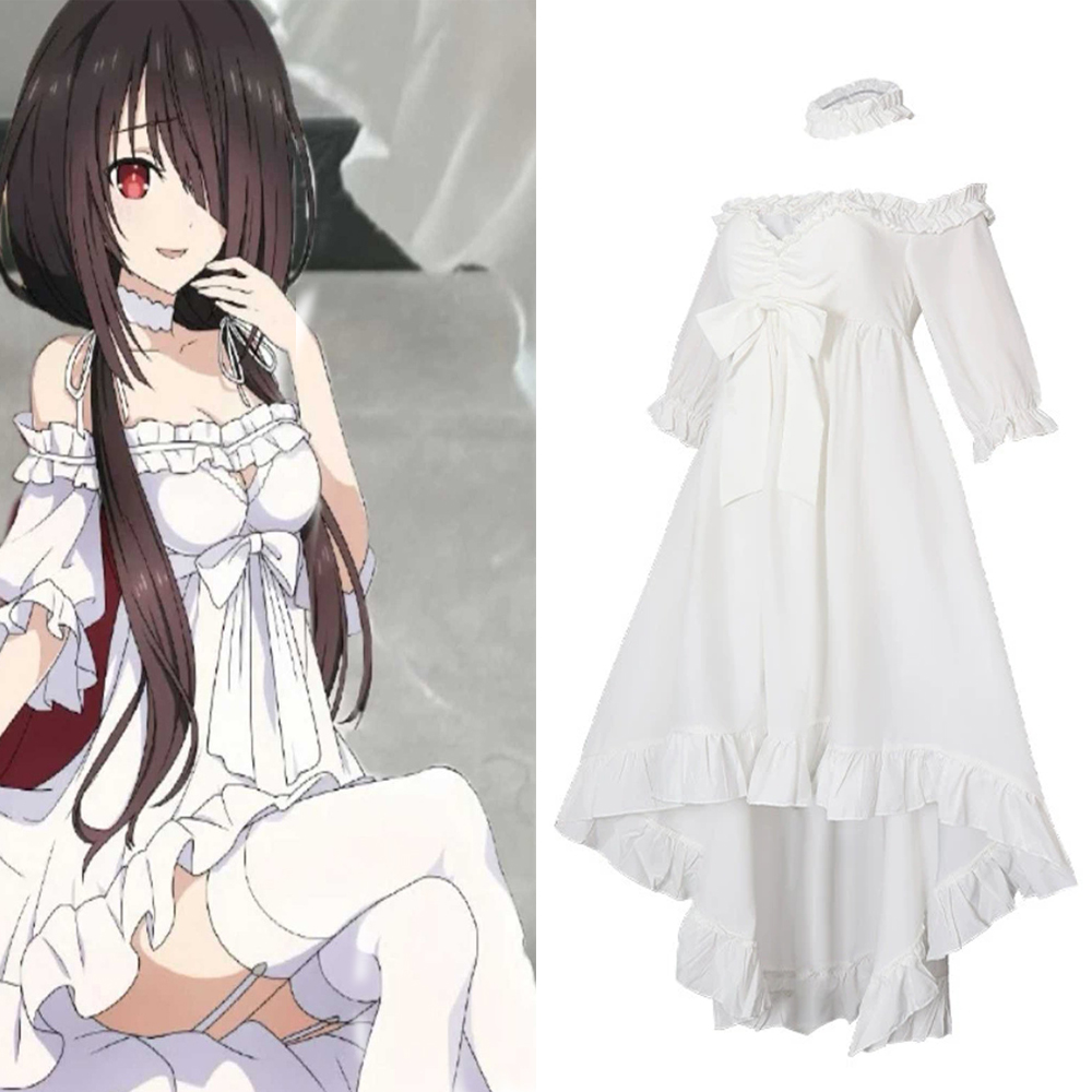 2025 Lolita Anime Tokisaki Kur – Anime Cosplay Live Bewertung und Preis